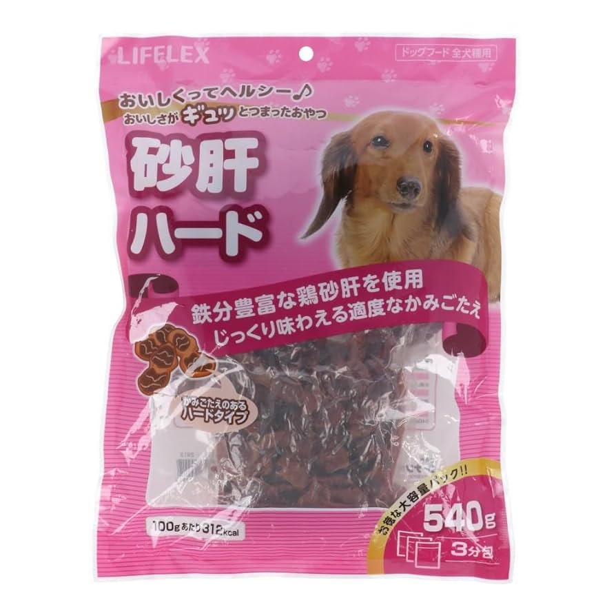 【すなぎも】 Amazon.co.jp: コーナン オリジナル LIFELEX 砂肝ハード540g