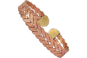 Elegant Handmade Pulseras de Cobre for Women: Alleviate Pain and Stress with Style