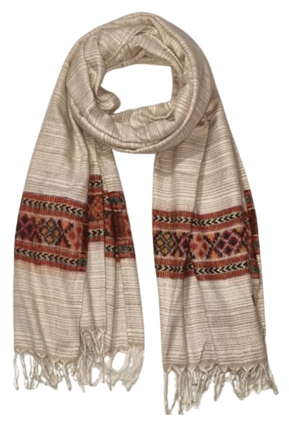 Women's Woolen Shawl Soft & Warm Winter Wrap for Casual Ethnic & Party Wear Elegant Lightweight Stole Scarf for Daily Use & Festive Occasions-picture-21