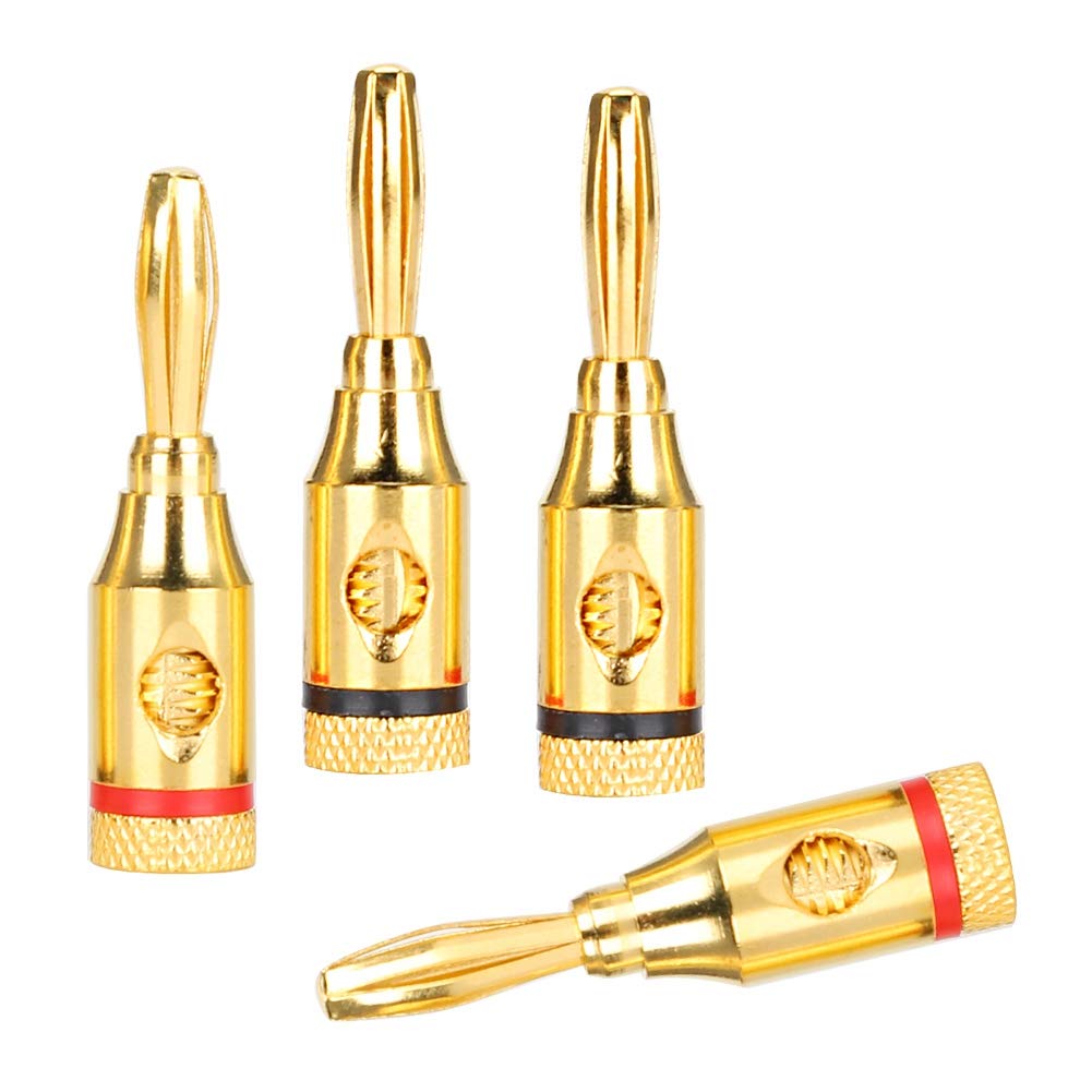 Corrosion Resistant and Fast, Pure Copper Banana Plug, Banana Adapter, for Commercial Audio