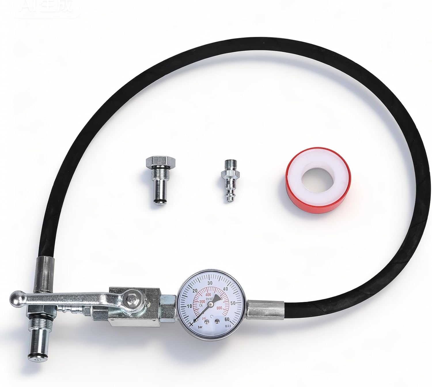 High Pressure Oil System IPR Air Test Tool Special KIT Compatible with Ford 6.0L-7.3L Powerstroke Diesel Engines, Professional Diagnostic Tool High Pressure Oil Pressure Tester Kit