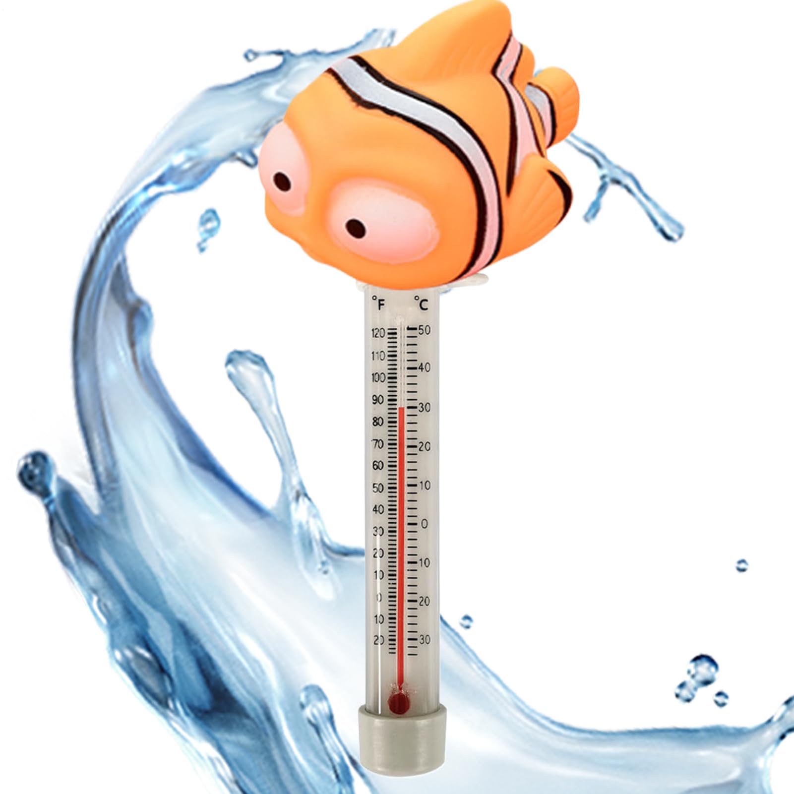Termometro per Piscina,Sensore Temperatura Bagnetto | Accessori Precisi per Vasca Idromassaggio Spa Doccia Laghetto e Acquario
