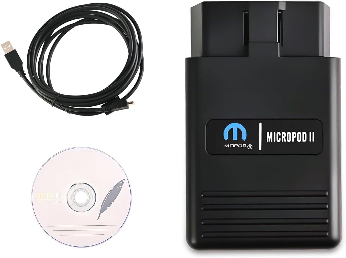 MicroPOD II V17.04.27 Professional Diagnostic & Programming Scanner Tool for Chrysler Dodge Jeep Fiat Up to 2016 with DRBIII, Multi-Language & Offline OBD2 Support