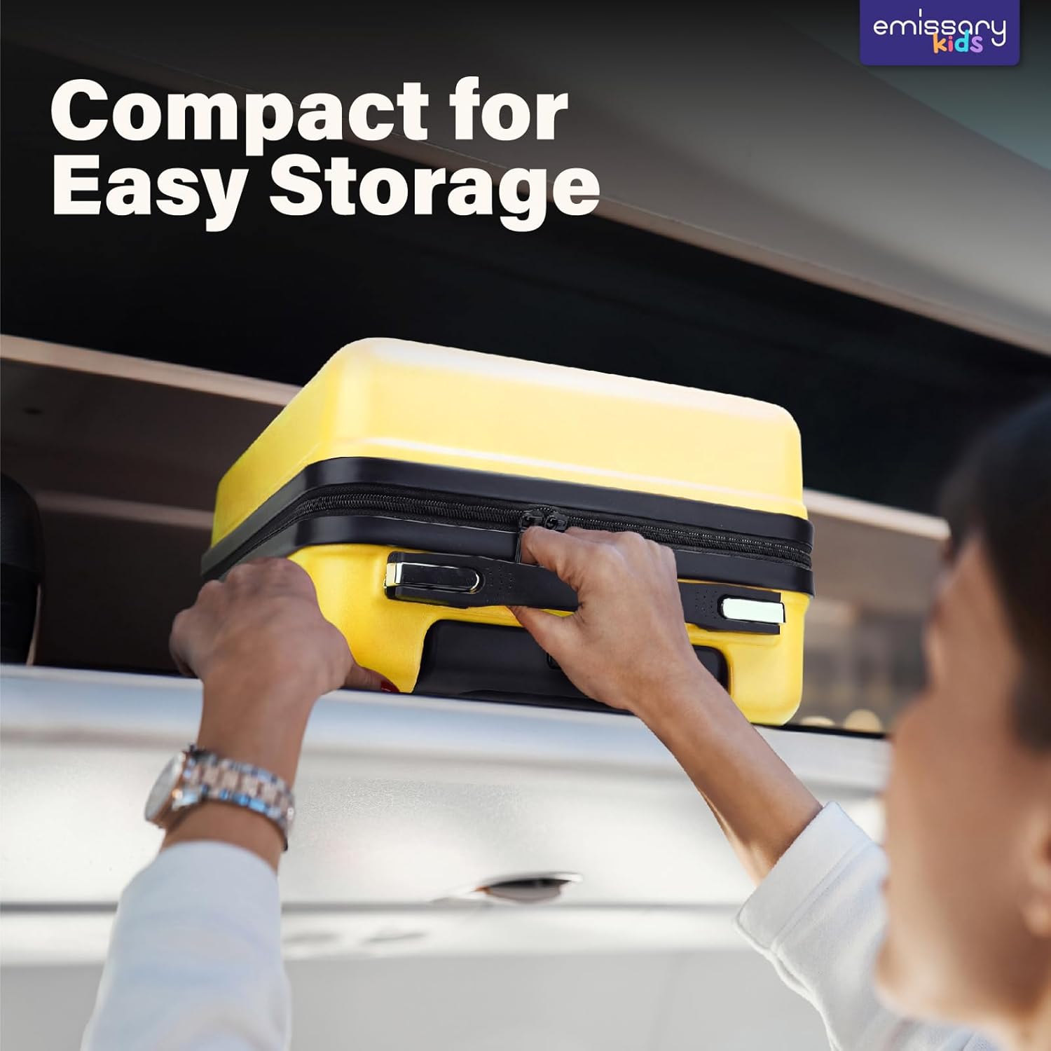 emissary Kids Carry on Luggage Set With Wheels For Girls, Childrens Luggage Set With Backpack and Pillow, Kids Suitcases Travel Rolling Luggage Airline Approved