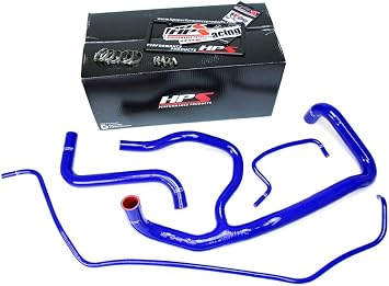 HPS Performance 57-1594R-BLUE Blue Silicone Radiator Hose Kit Coolant, 1 Pack