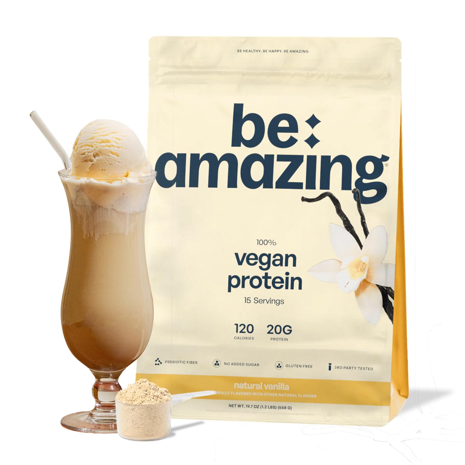 BE AMAZING Vegan 20g Protein Powder, Brown Sugar Oatmeal, 25 Servings — Amazon image 14