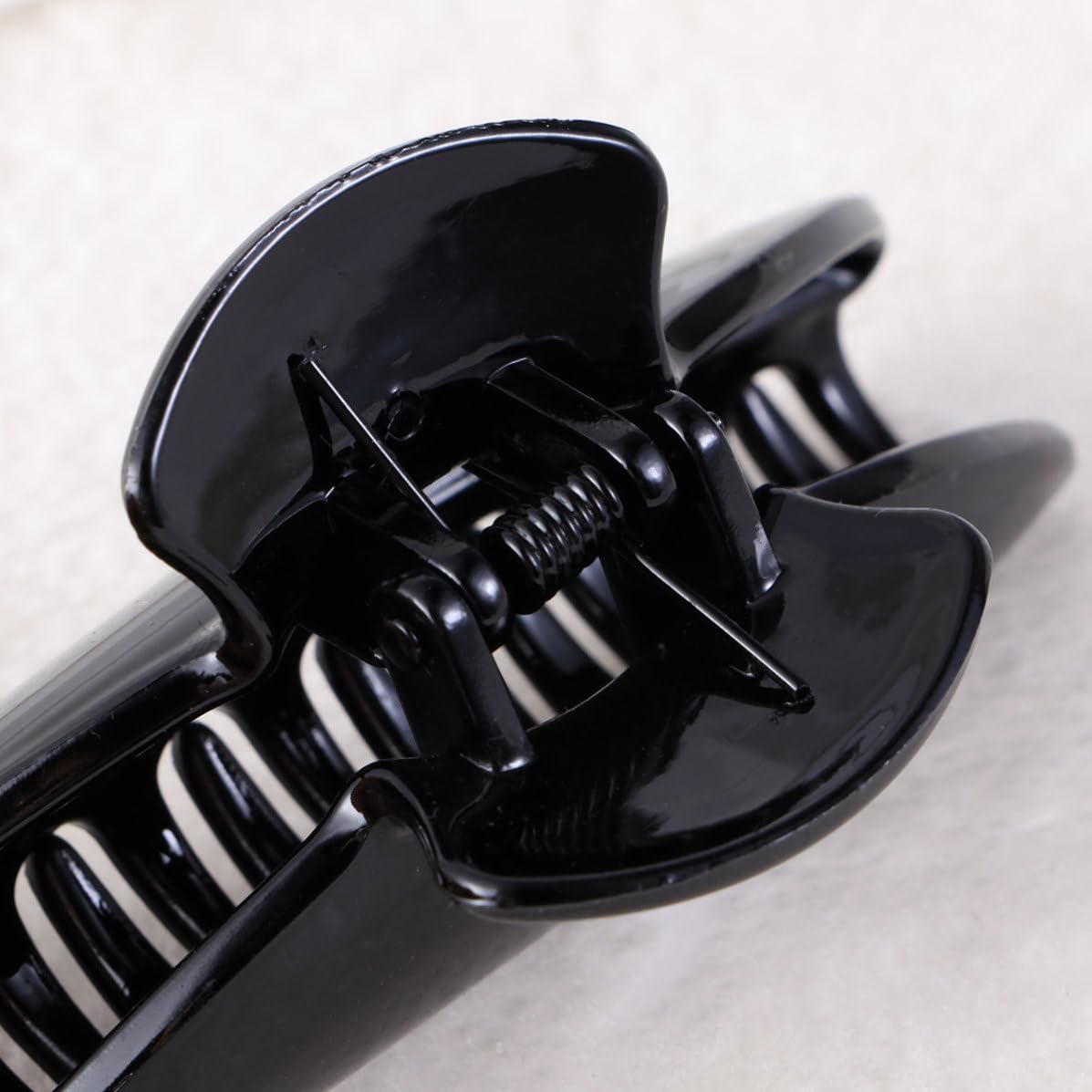 12pcs Hair Claw Clips for Styling and Holding Hair Black Acrylic image 3
