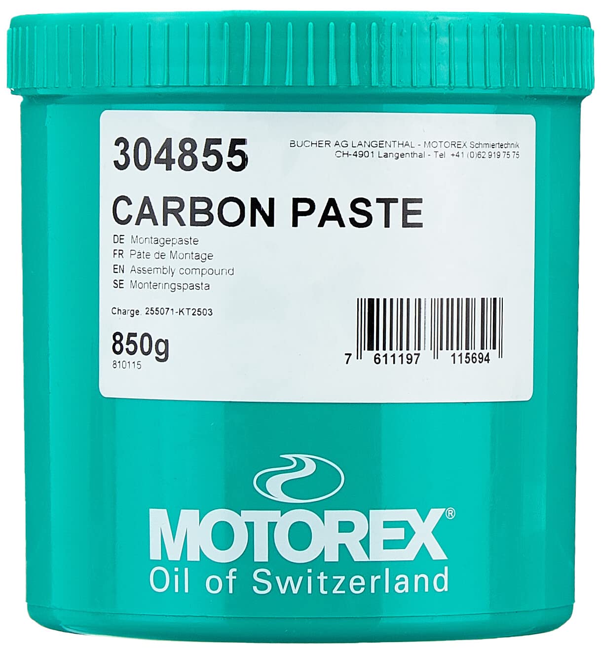 Motorex Carbon Paste Montagepaste, Transparent, 850 g