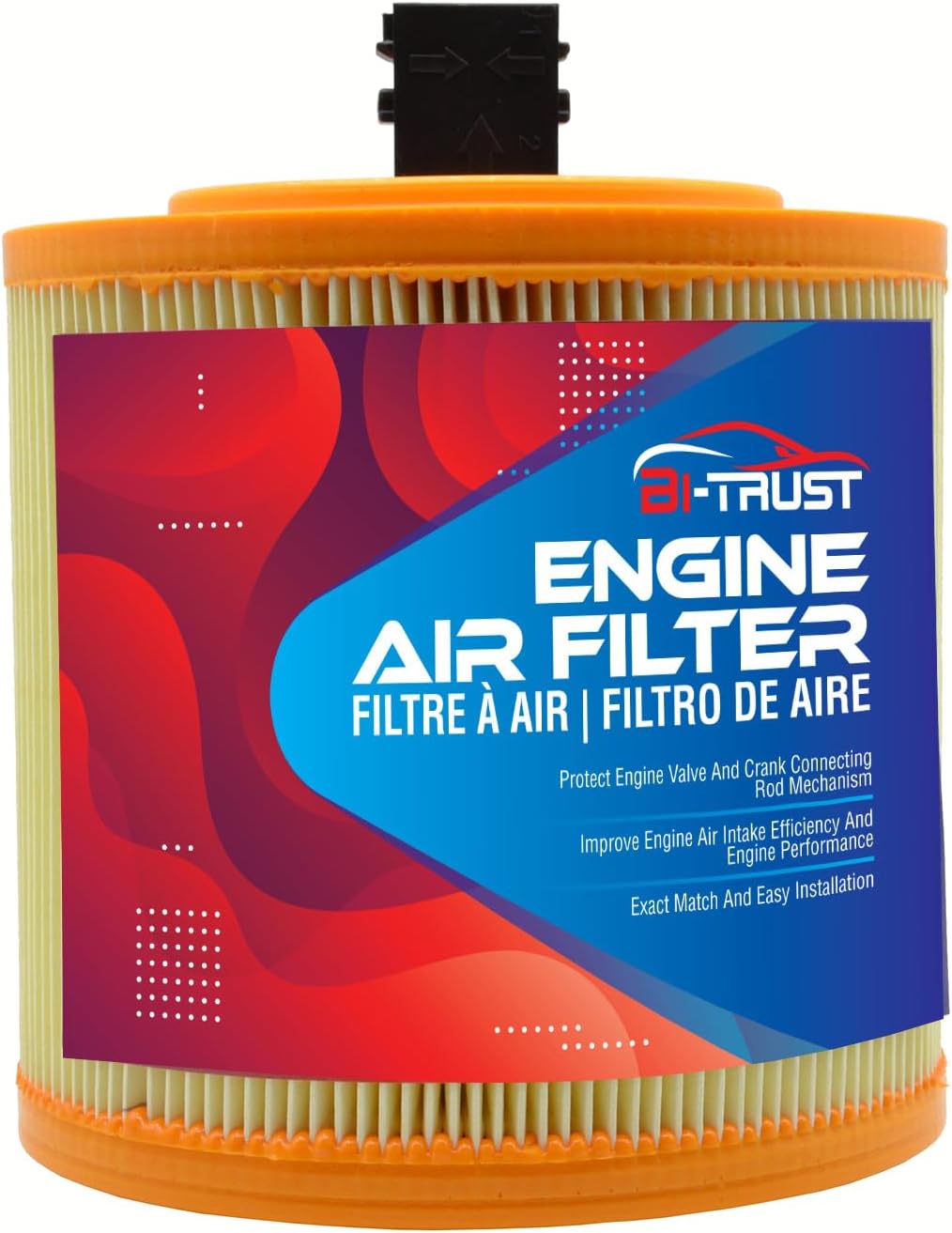 Engine & Cabin Air Filter Kit - Compatible with Cadillac ATS, Replacement for Chevrolet Cruze - Air Filters for Cleaner Air and Enhanced Engine Performance BI-TRUST XFLT00018