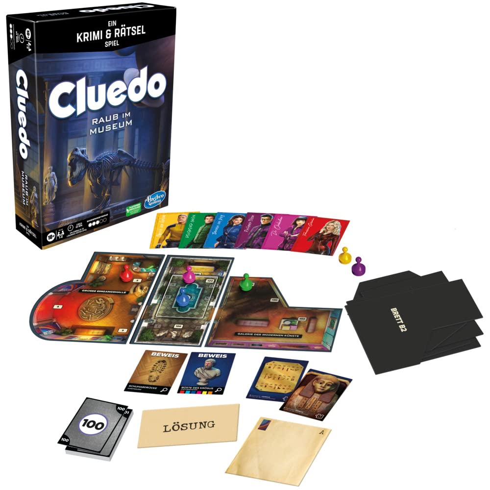 Hasbro Board Game Robbery in the Museum, Crime and Puzzle Game, Cooperative Family Game, Escape Room Game, Multi - Image 2