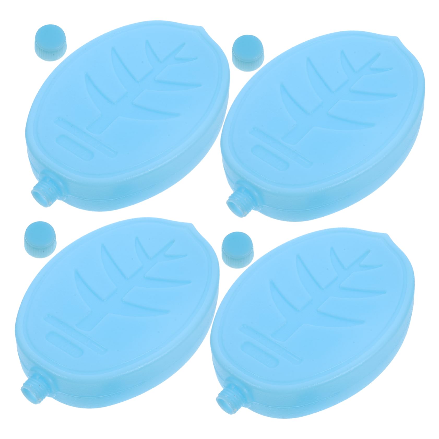 BESPORTBLE 4pcs Reusable Ice Packs for Cooler Bags Compact Freezer Blocks for Air Conditioner Fan Portable Ice Container for Lunch Boxes and Outdoor Activities
