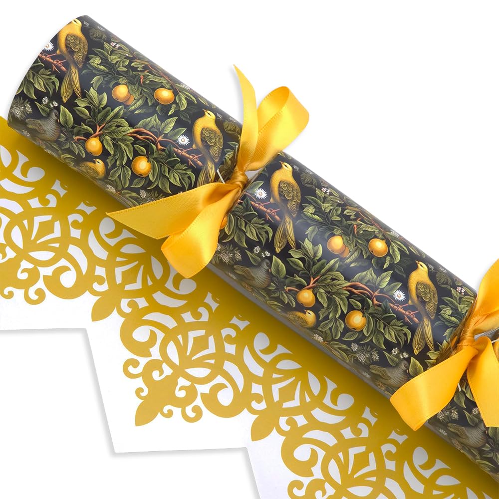 Pear Tree | William Morris | 12 Standard Crackers & Ribbon | Make Fill Your Own