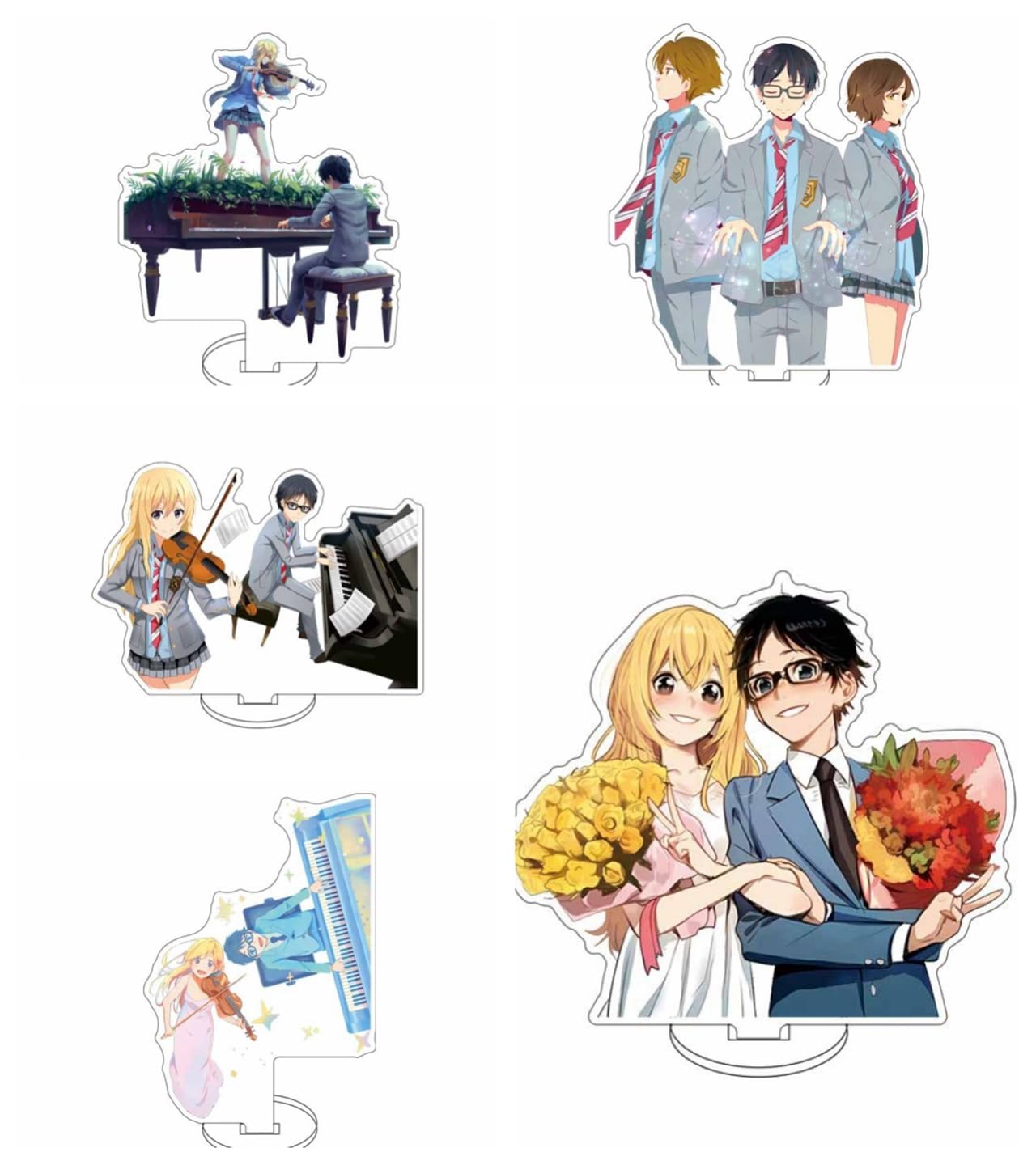 四月は君の嘘　宮園かをり　有馬公生　アクリルスタンド　時計　② Amazon | 四月は君の嘘 アクリルスタンド アクスタ 有馬 公生