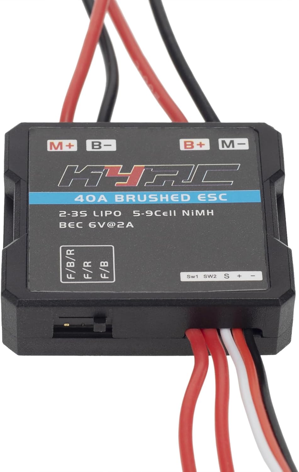 TOUCAN RC HOBBY RC Car Parts 40A Brushed ESC Electronic Governor for 1/14 Trucks 1/16 1/18 Cars
