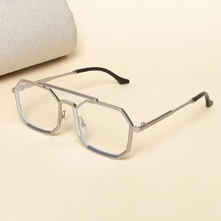 Round Frame UV Protected Sunglasses for Men and Women, Clear Price In India