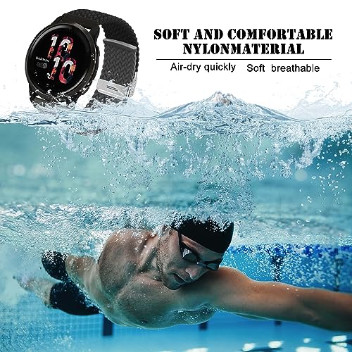 Niboow 22mm Strap for Garmin Venu 3/Venu 2/Vivoactive 4/Forerunner 265/Forerunner 255/Forerunner 255 Music - Image 3