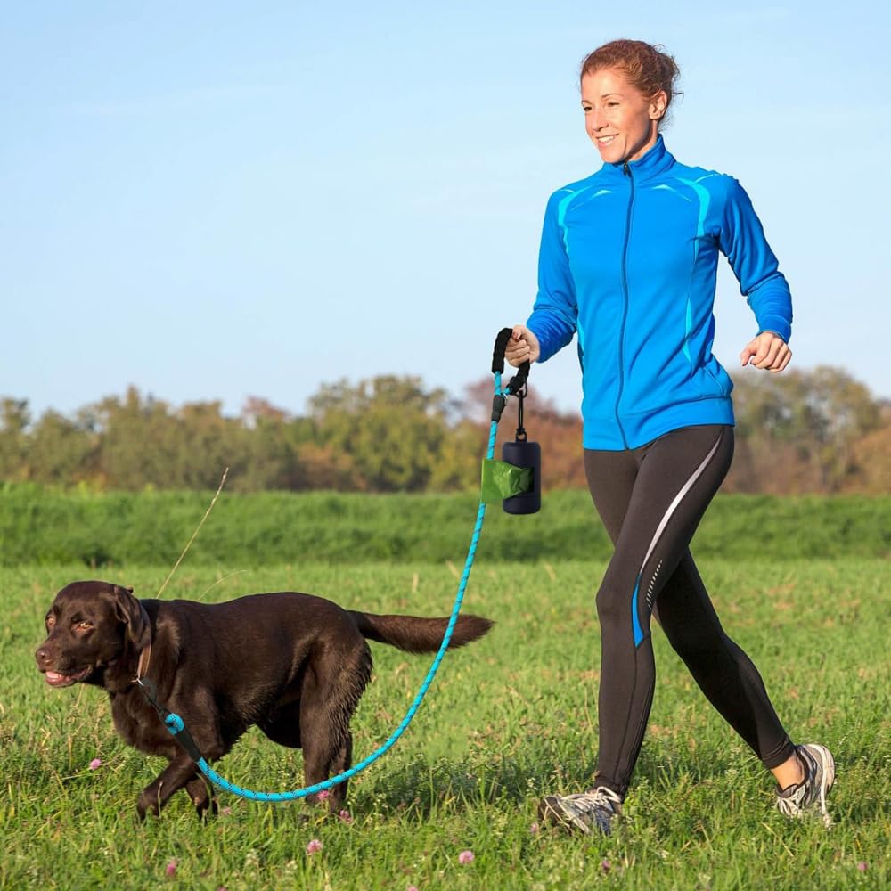 Dog Poop Bag Holder, 2 Pack Hands-Free Dog Bags Dispenser, Portable Pet Waste Poo Bag Dispenser & Leash Clip - Image 3