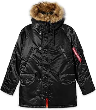 90s USA製 ALPHA INDUSTRIES N-3B Coat L Vintage 90s ALPHA INDUSTRIES Type N3B (N) Parka Jacket Fur