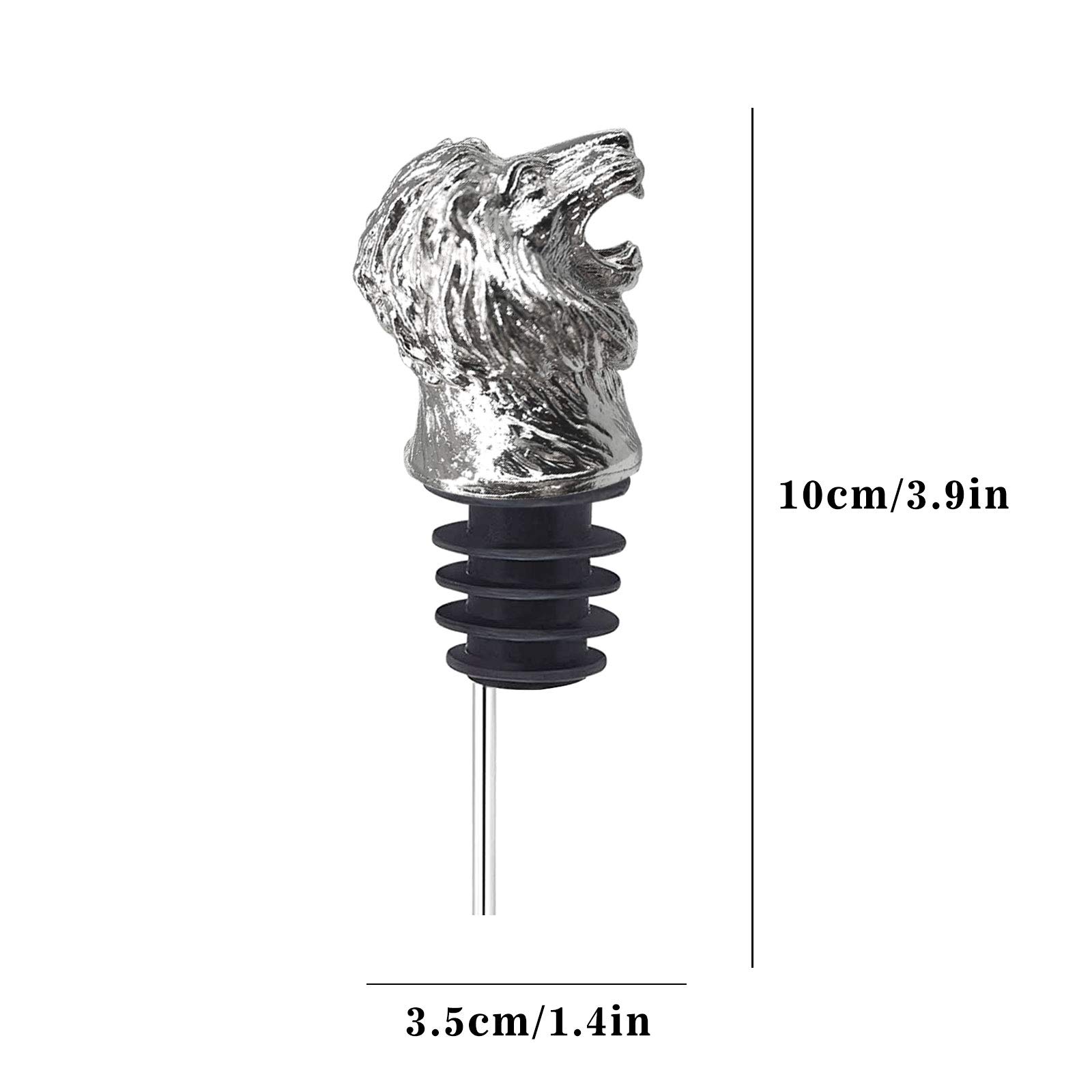 Free-Flow Liquor Bottle Speed Pourers, Black, 12 Pourers