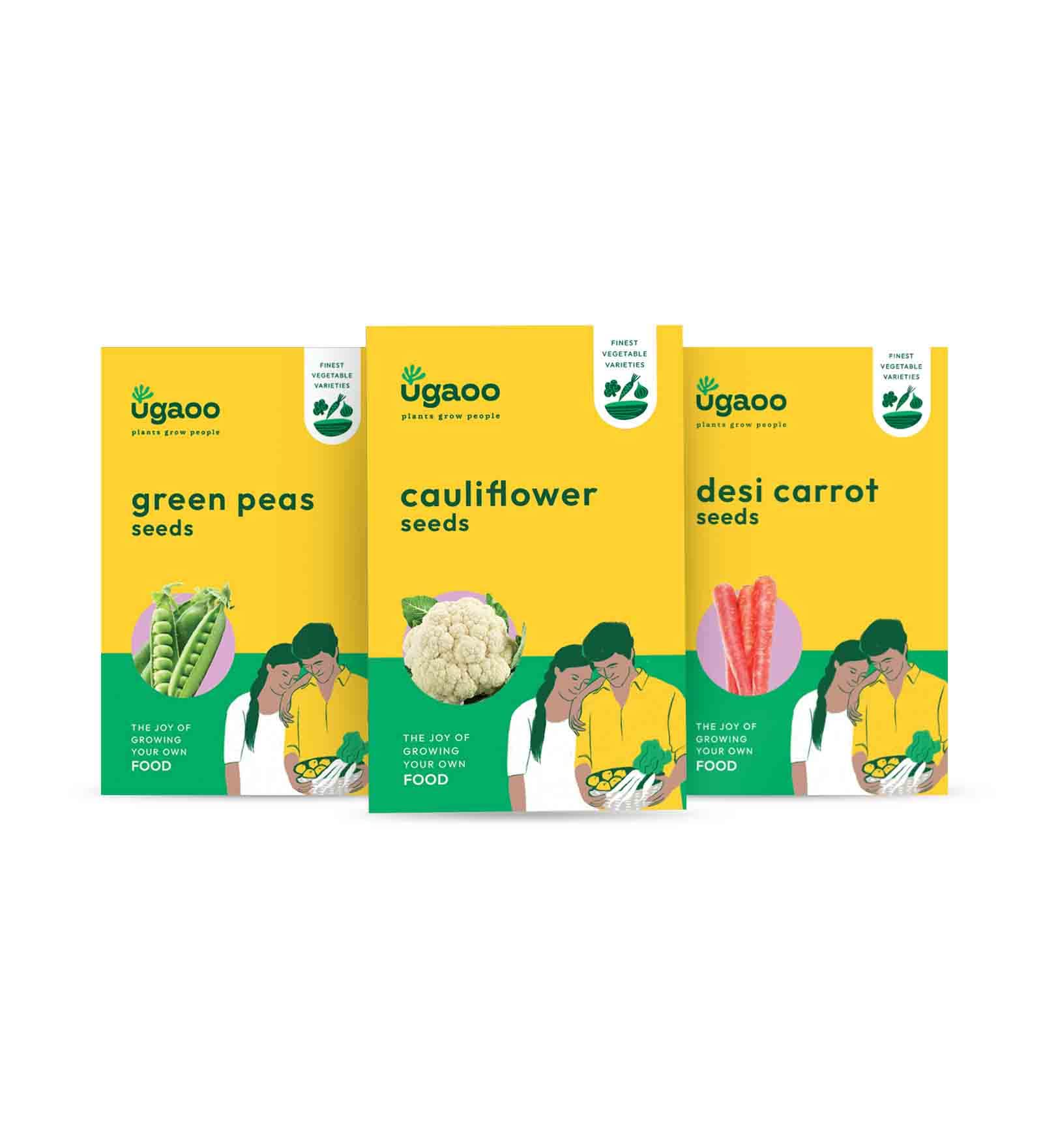 UGAOO Vegetable Seeds Combo Of Cauliflower, Green Peas, Desi Carrot (Long) (B09PLFVJ8L) Amazon Price History, Amazon Price Tracker