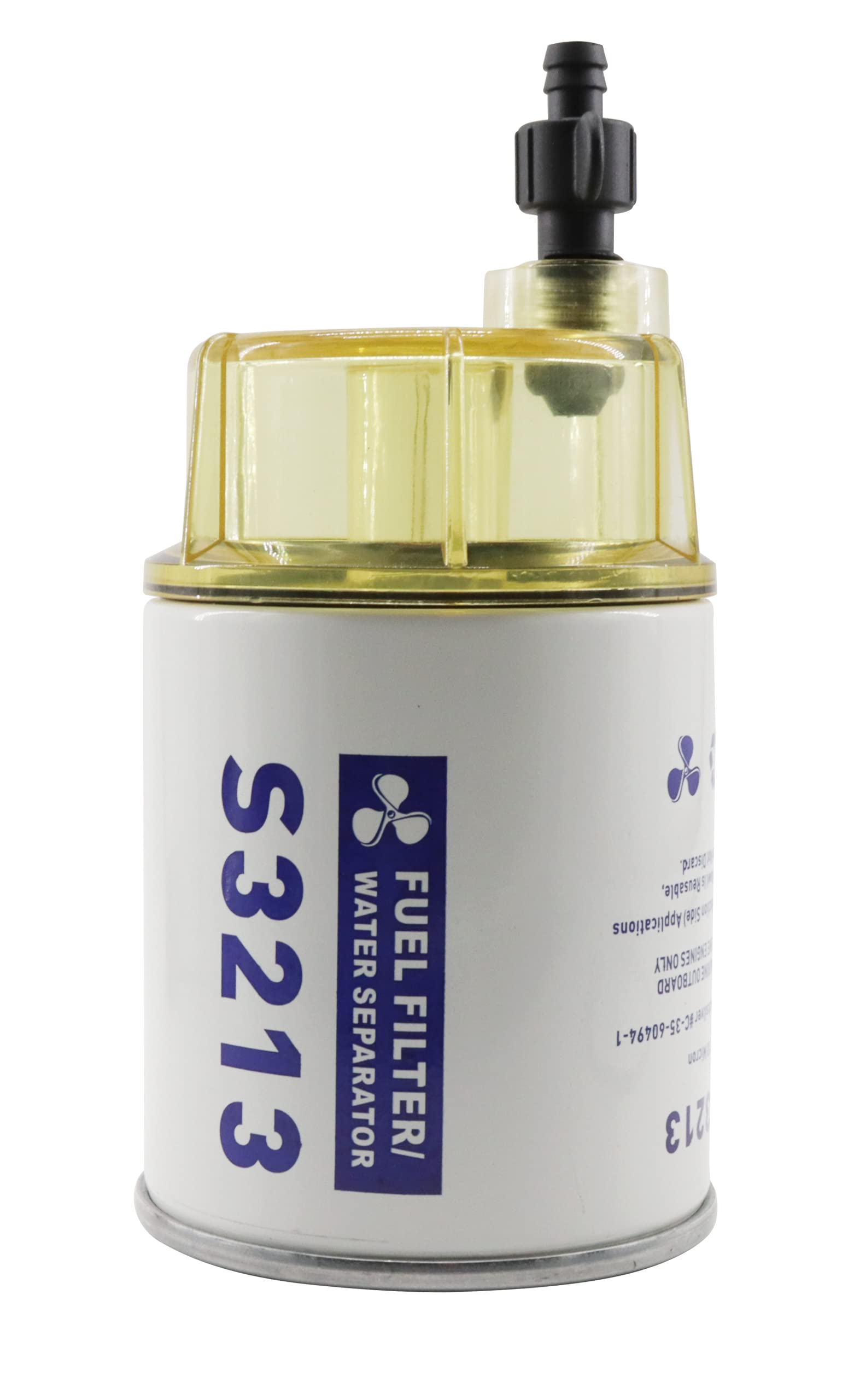 Buy S3213 Marine Fuel Water Separator Filter Assembly,3/8 Inch NPT Port