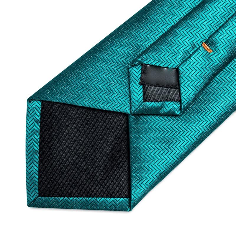 Set de corbata para hombre poliéster boda negocios miniatura 5