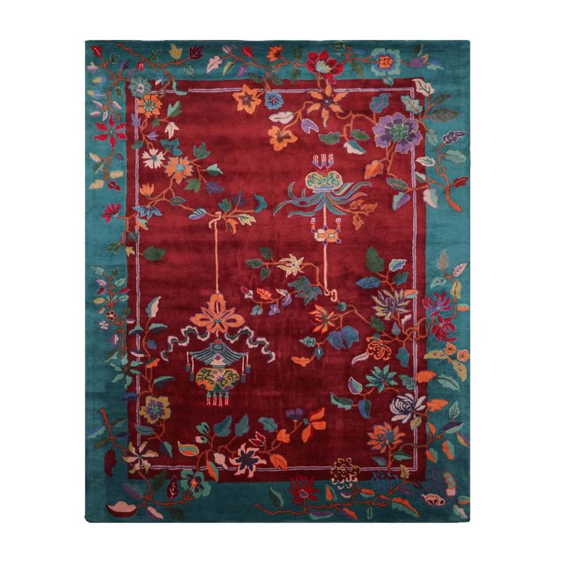 4x6 Hand Tufted Wool Chinese Rug