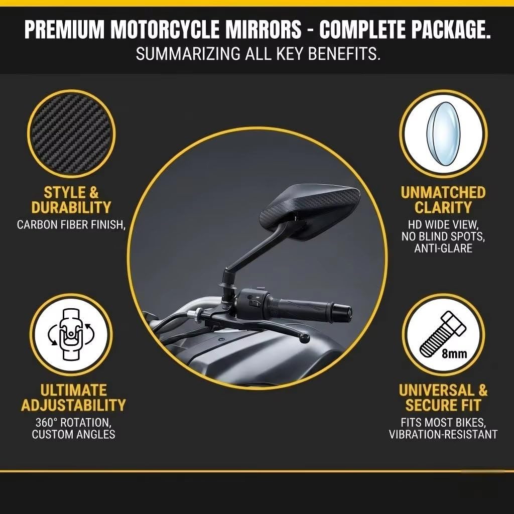 Specchietto Retrovisore Moto Per TDM 850 900 2018-2020 Specchietto Retrovisore In Lega Di Alluminio Moto Specchietto Retrovisore Laterale In Fibra Di Carbonio Specchietti Moto
