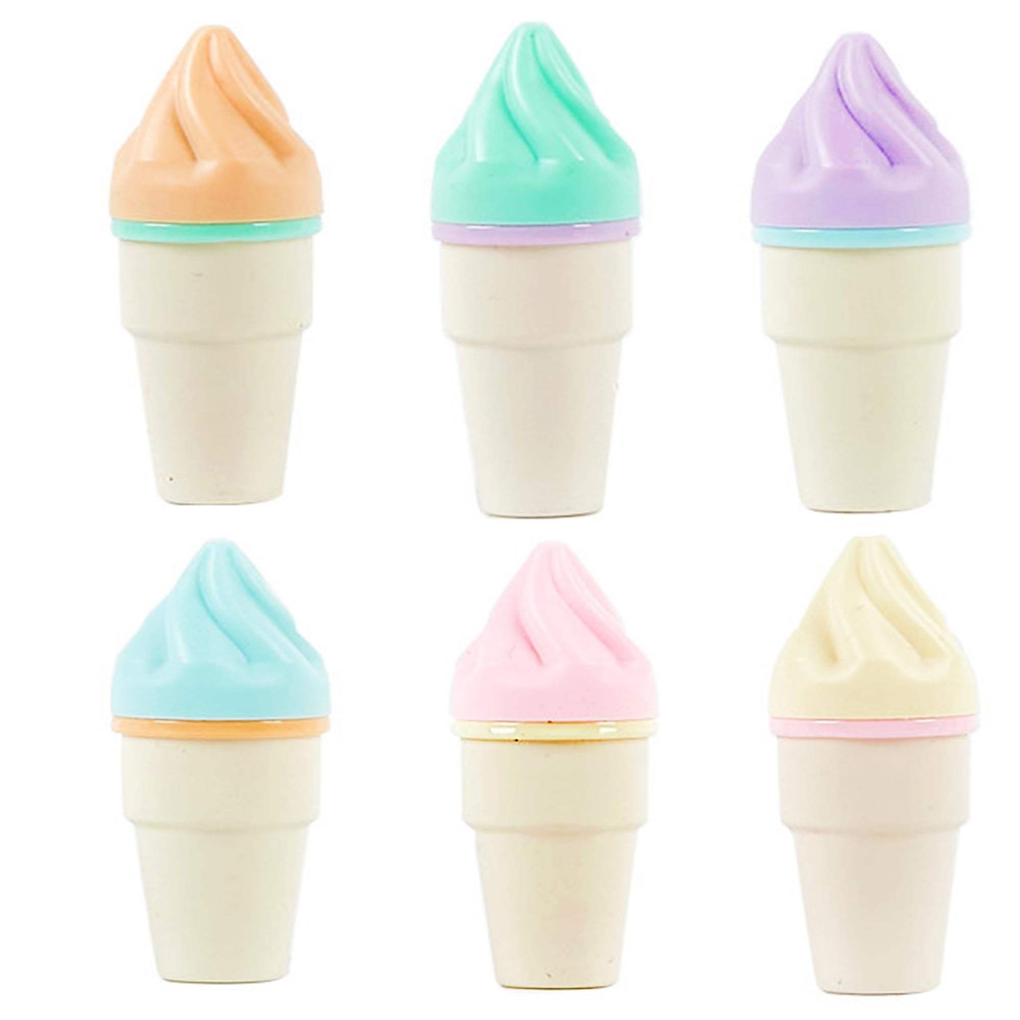 Seringue Surligneurs MINGZE - Lot De 12 - 6 Couleurs Fluorescentes - Stylos Aquarelle Créatifs