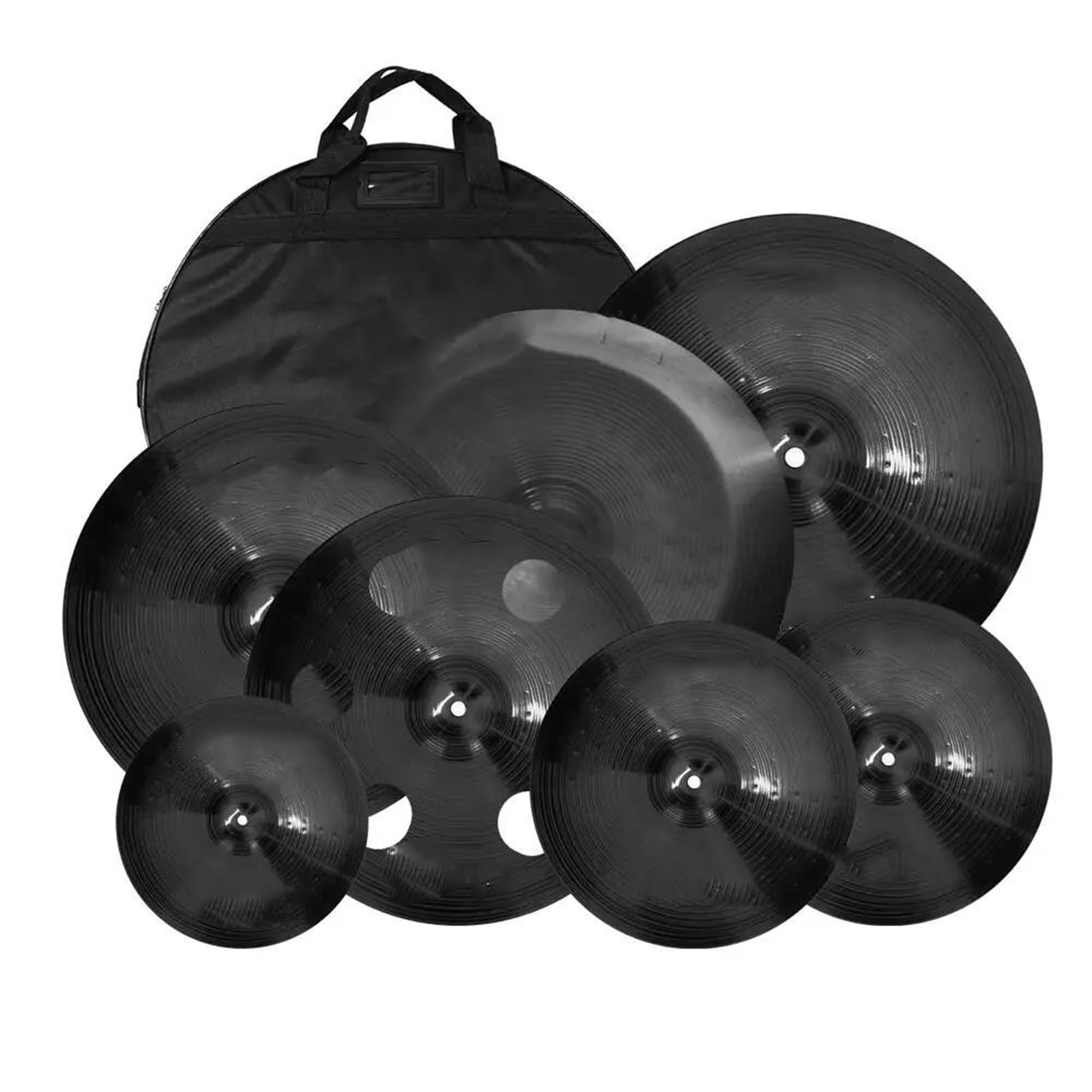 Cymbales Ensemble De Cymbales Pour Instruments À Percussion Avec Sac Débutants Et Adultes
