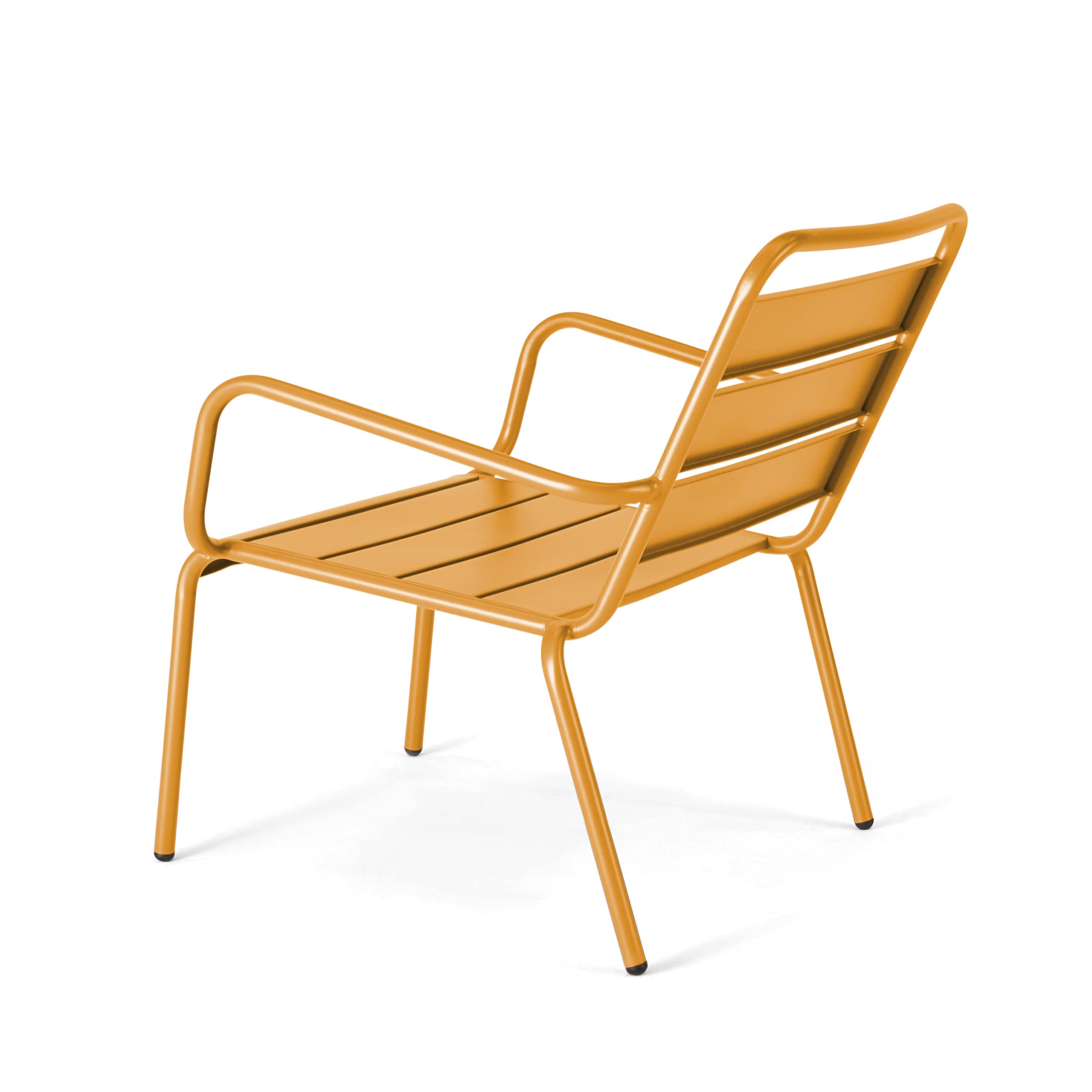Palavas - Sillón Relax de metal amarillo