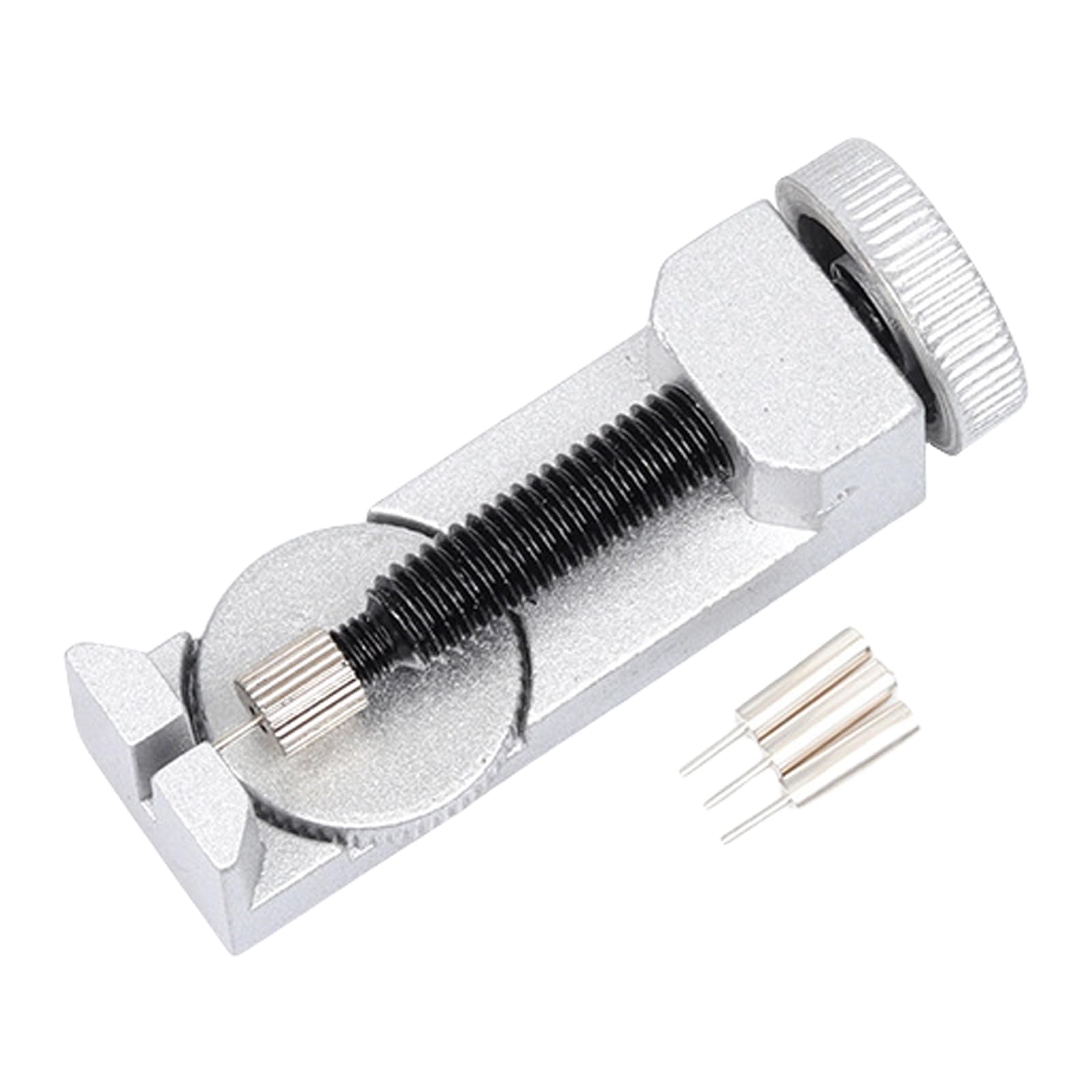 Woedpez Silver Handheld Watch Band Removers Adjuster Tool For Home Or Professional Clock Repair Needs Watch Straps Length Adjuster