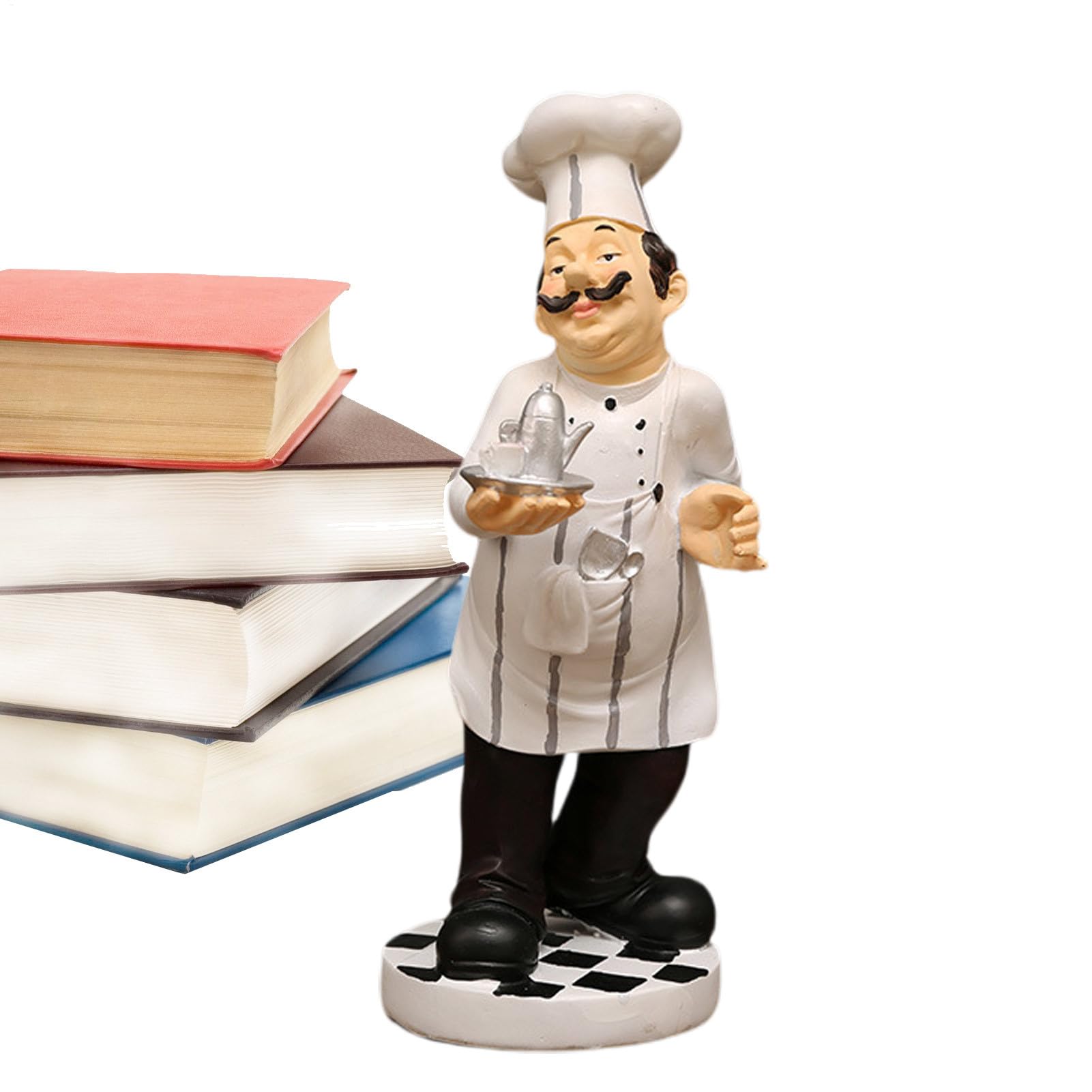 Kochfiguren für,Koch-Statue für,Kochkochen kleine Statue - Harz Tisch