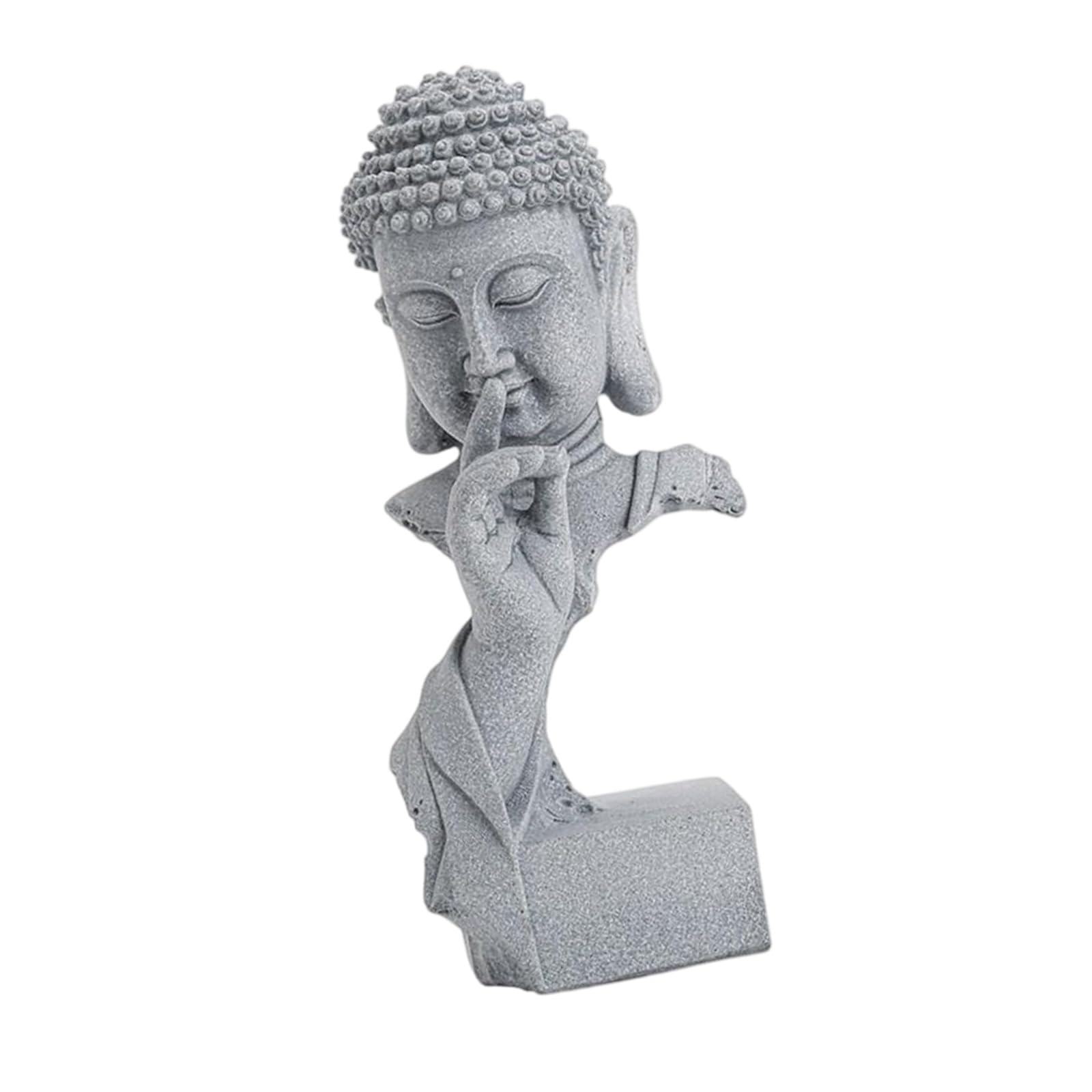 Figurine de bouddhas en résine étagère de bureau et salon zen