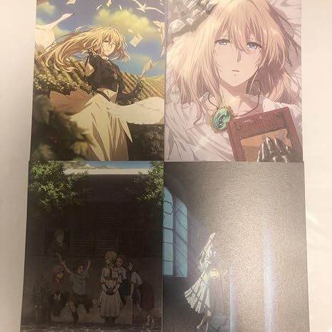 Amazon ヴァイオレットエヴァーガーデンa5サイズ描き下ろし大判イラストカード アイドル 芸能人グッズ 通販