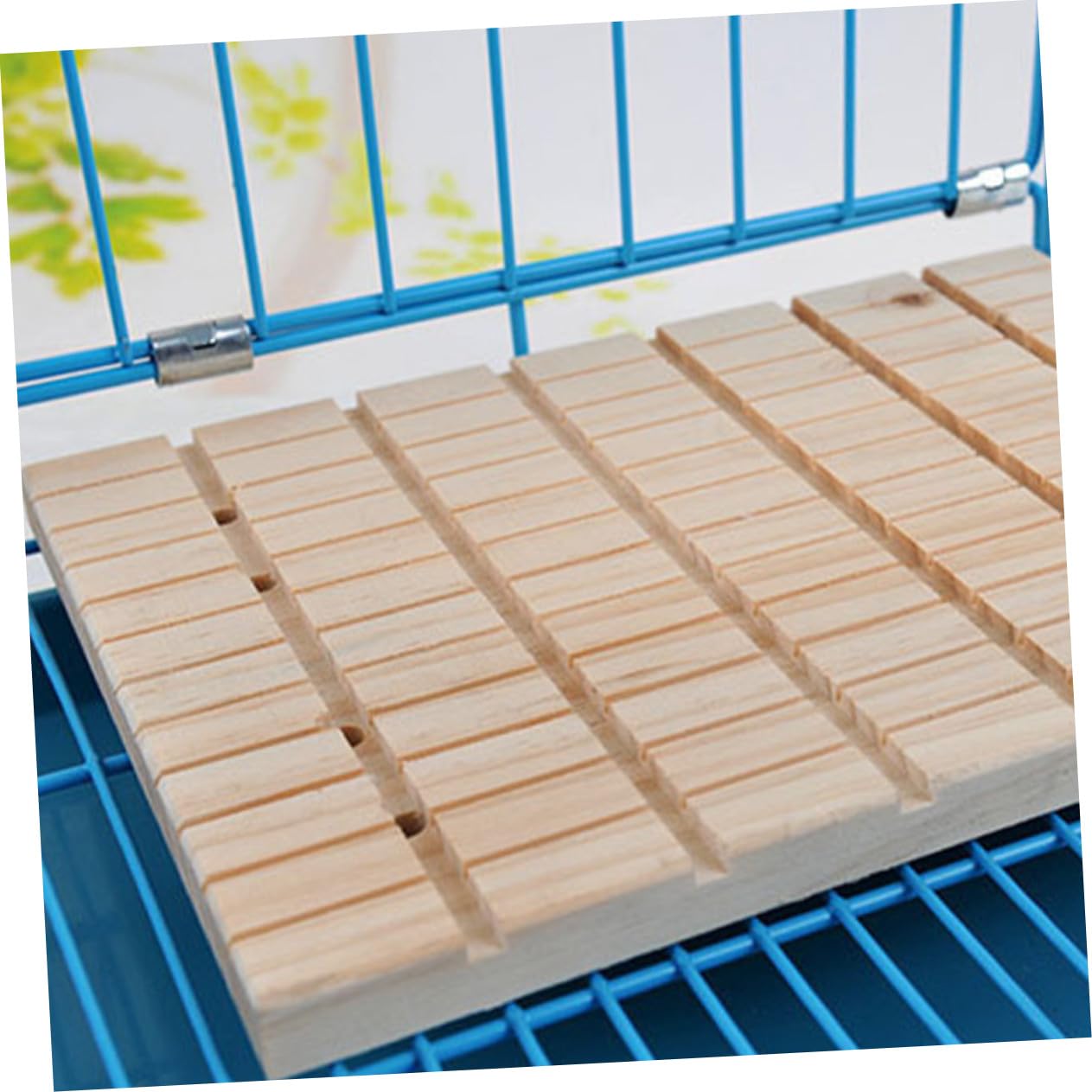 Didiseaon 2pezzi Piastra Tiragraffi in Legno per Piccoli Animali Domestici Accessori per Conigli e Altri Piccoli Animali Smussare Le Unghie Comodamente