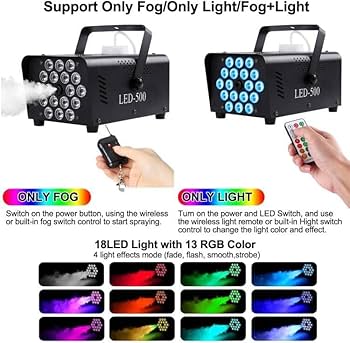 Amazon.co.jp: HOLDLAMP 500W FOG スモークマシン フォグマシン