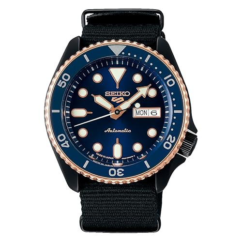 腕時計 ファイブスポーツ SKX Street Style ショップ専用カラー SBSA098 メンズ ブラック