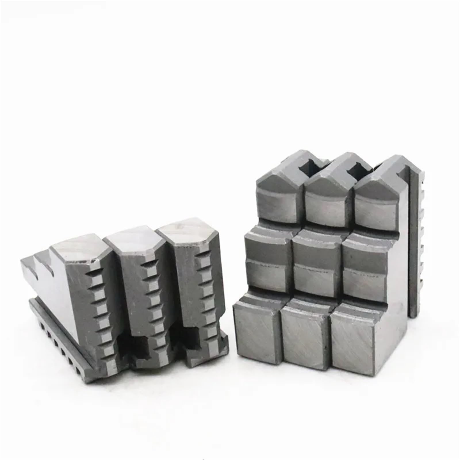 Uchwyt tokarski 160 mm miękkie szczęki K11-160 szczęki wewnętrzne i zewnętrzne szczęki 3-szczękowy uchwyt tokarski część zamienna (K11-160 miękka szczęka)