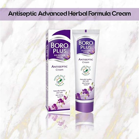 Boroplus Natural Ayurvedic Cream | with Skin Loving Herbs | Multi-Purpose Healing Cream | Repairs Wounds, Rashes, Cracked Feet | 1.35 Oz (Pack Of 2 )
