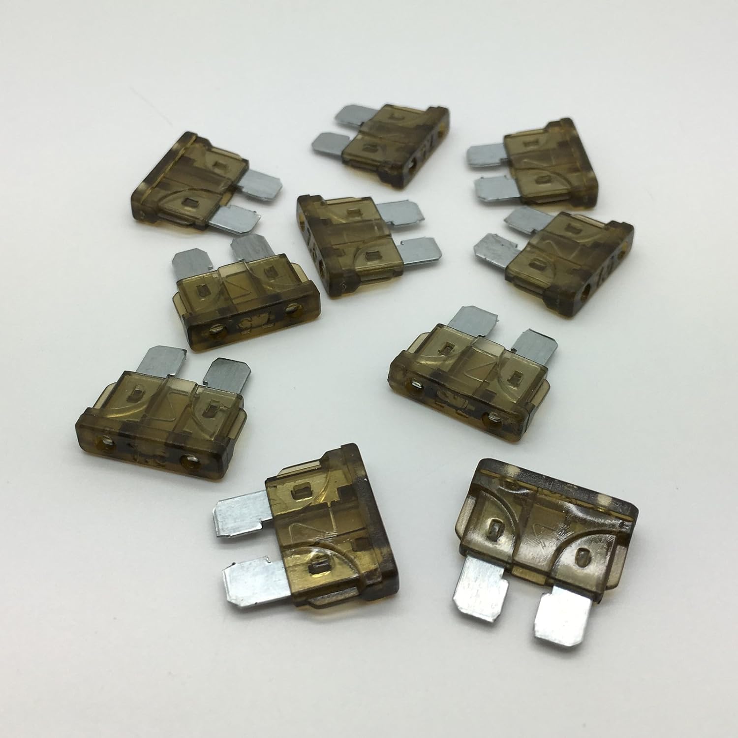 7.5A Standard Car Auto Blade Fuse 7.5 Amp ATO - Pack of 10