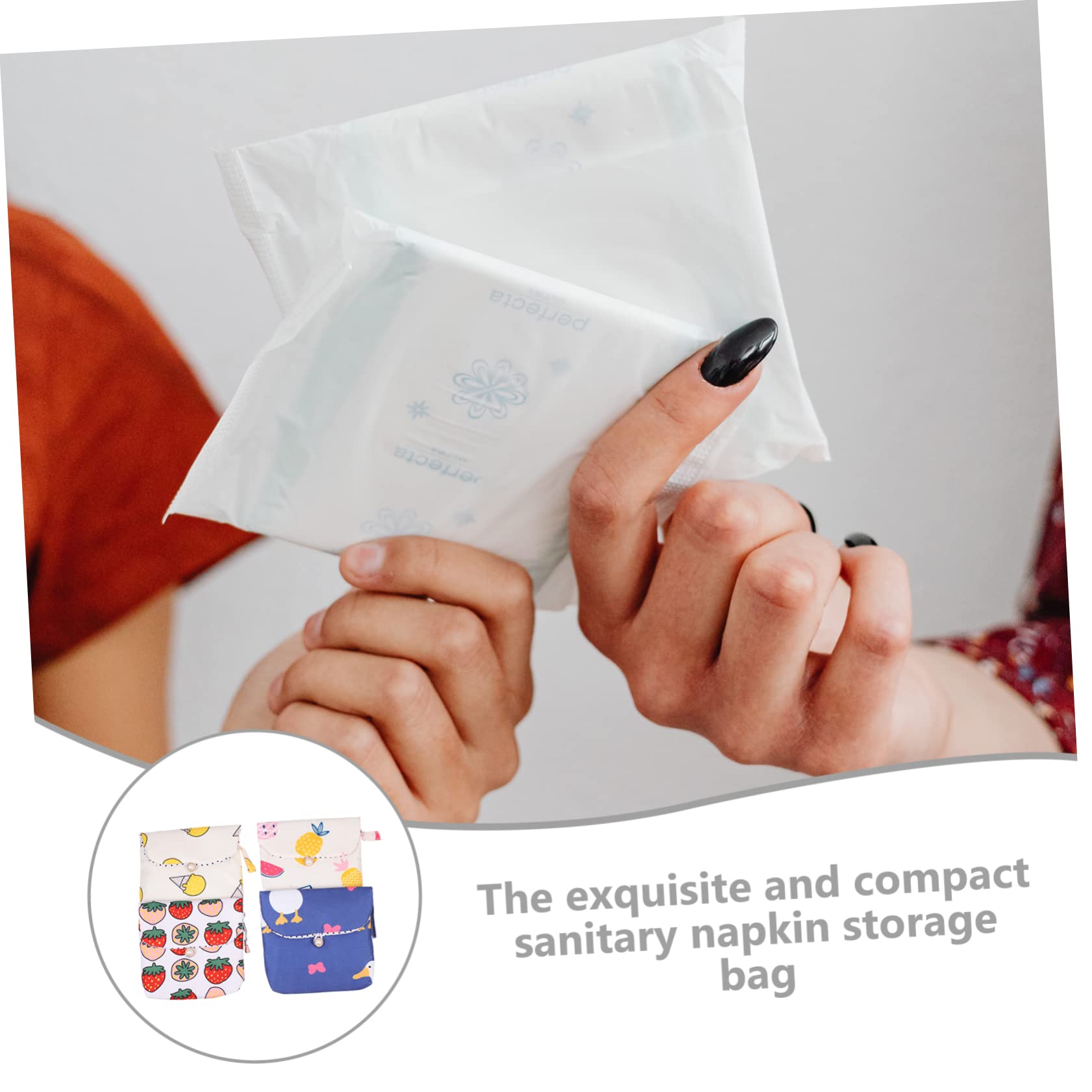 FRCOLOR 20 Stk Aufbewahrungsbeutel für Damenbinden Miniaturhalter Damenbindenetui aus Baumwollstoff aufbewahrung hygienebeutel Halter für Damenbinden Tamponhalter Baumwolle