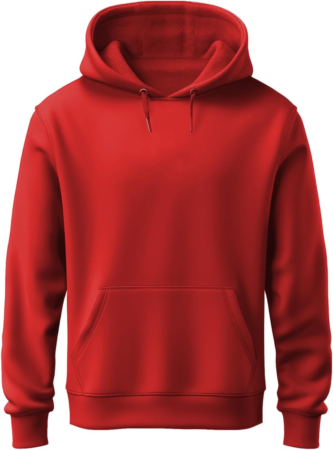 ADRO Men's Classic Fit Cotton Blend Hoodie 320gsm Kangaroo Pocket Drawstring Hood