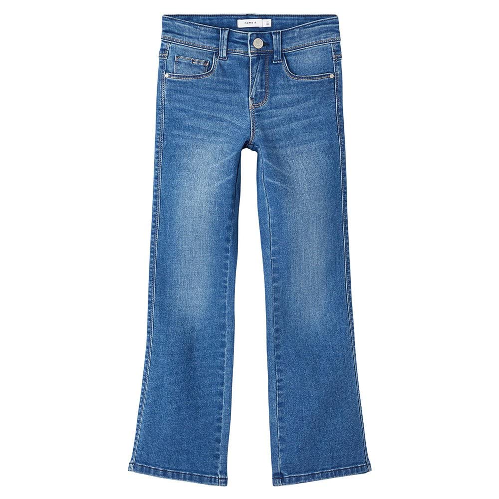 NAME IT Skinny Boot Jeans 1142-au Noos Pantalones Anchos Niñas