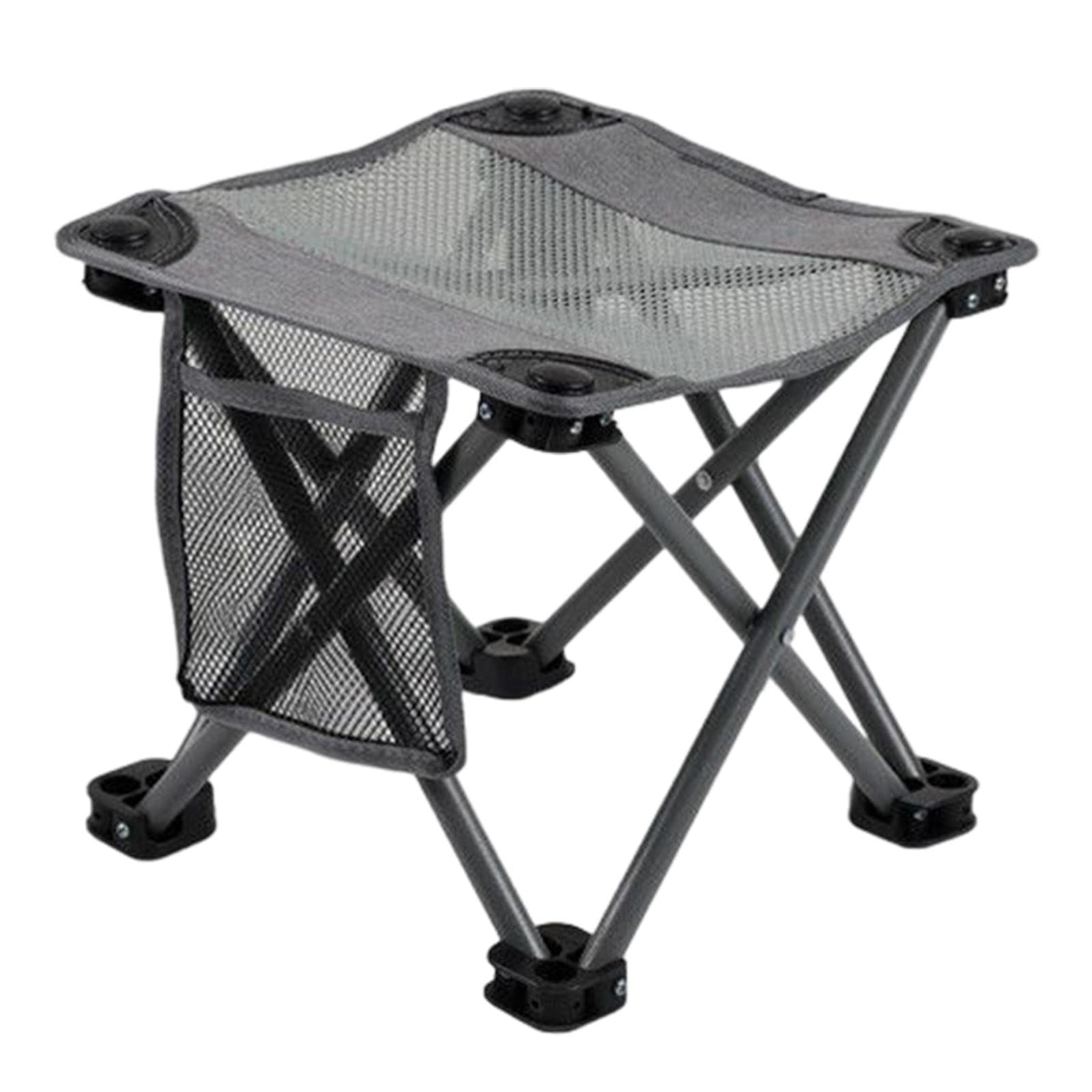 CALANDIS™ Folding Chair Lightweight Stool Camping Stool for Beach Picnic Outdoor Grey Large | Camping Furniture | Camping Hiking | Outdoor Sports-image-7
