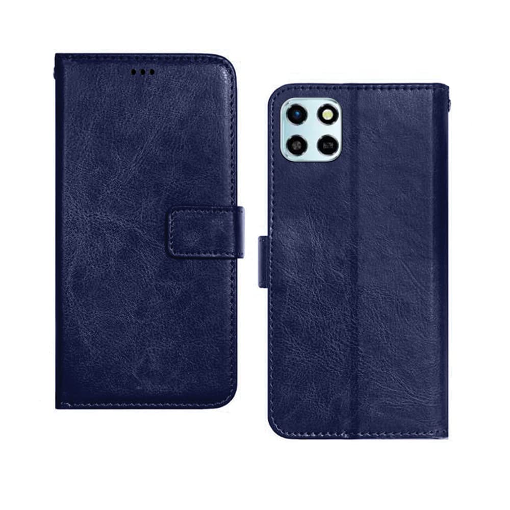 Inktree Infinix Smart 6 HD Flip Case - Blue -1