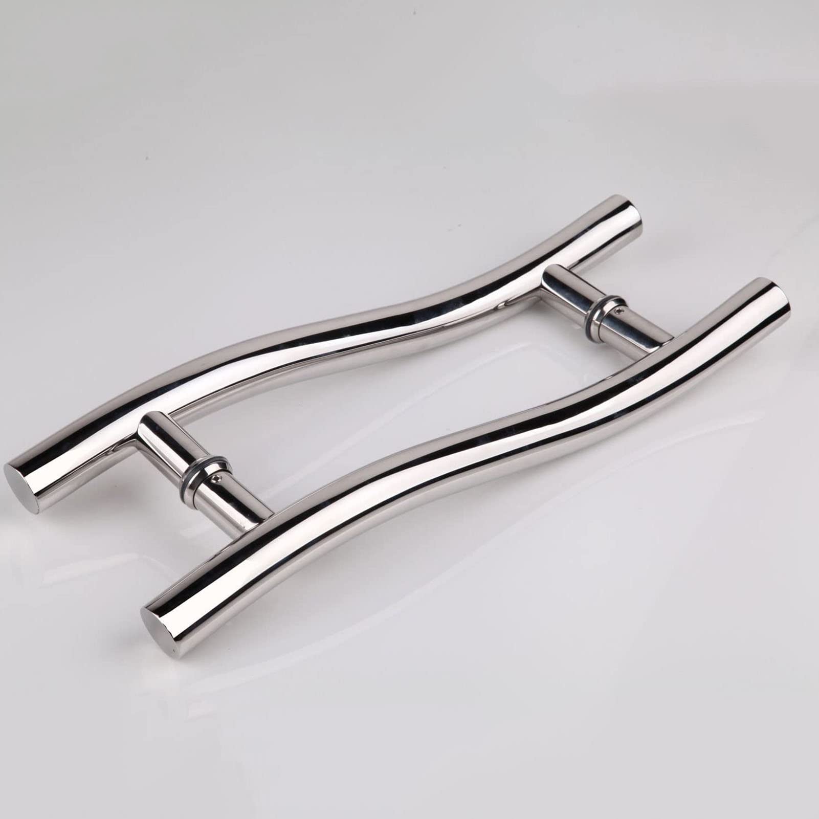 Poignée porte de grange inox 304 anti-corrosion pour salle de bain humide