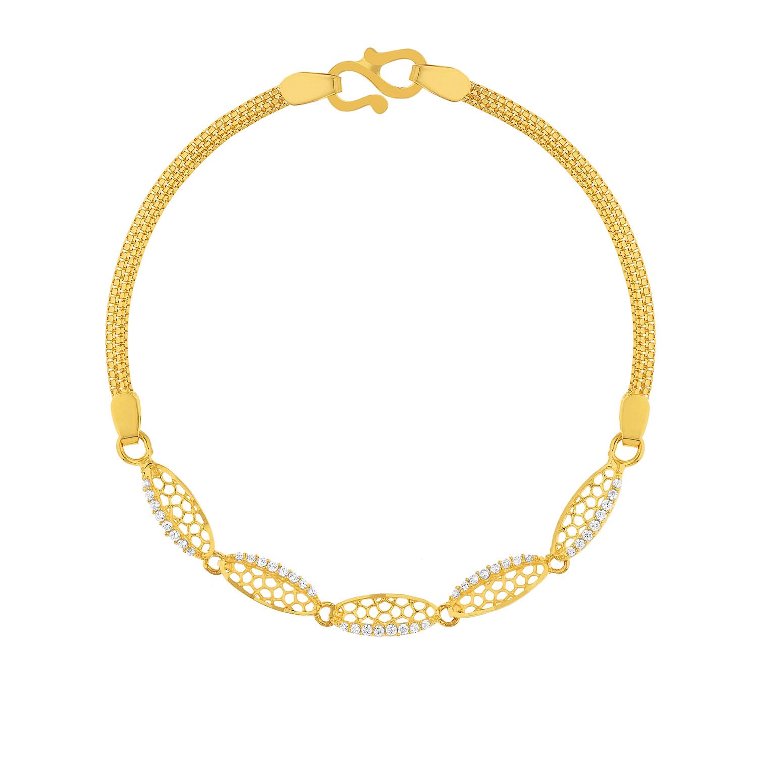 Malabar Gold & Diamonds Gold Bracelet for Women 22 k | 22kt (916) BIS Hallmark Pure Gold Bracelet for Birthday, Anniversary, Diwali & Festive Gift (B09368TV6R) Amazon Price History, Amazon Price Tracker