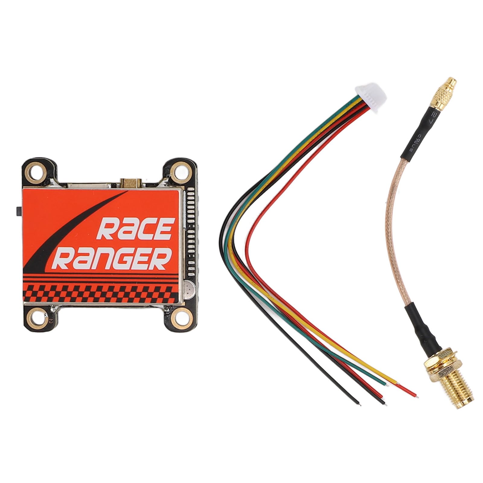 5.8G 1.6W VTX FPV Transmitter 200mW/400mW/800mW/1600mW Switchable VTX Support Smart Audio for FPV Racing Drone, 7?28V Input. 5V Output