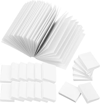 FAVOMOTO 50 Pcs Mini Books for Dollhouse, Blank Miniature Books with Turnable Pages, Paper Craft Supplies for Dollhouse Decoration and Kids Creative Play